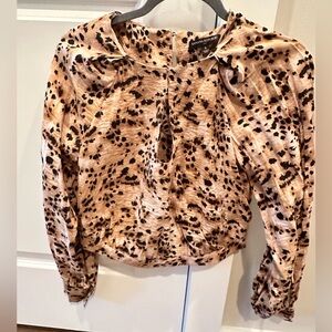 Leopard print blouse